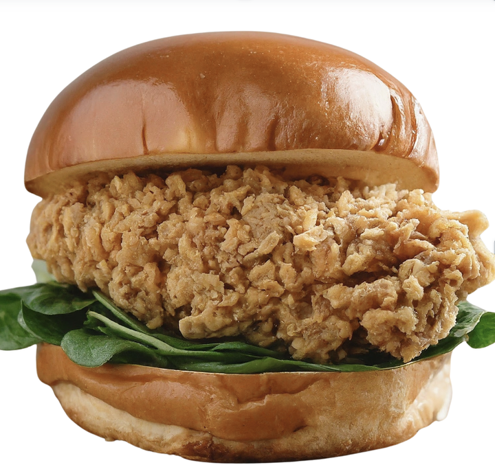 B-More Mojo crispy chicken sandwich on brioche