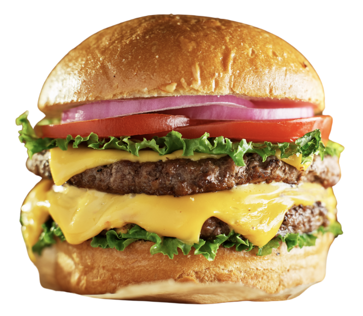 Fresh-ground B-More Mojo steak burger